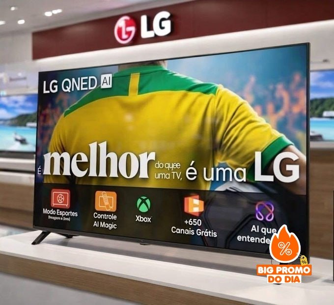 Smart TV LG QNED AI 4K 55" 2025