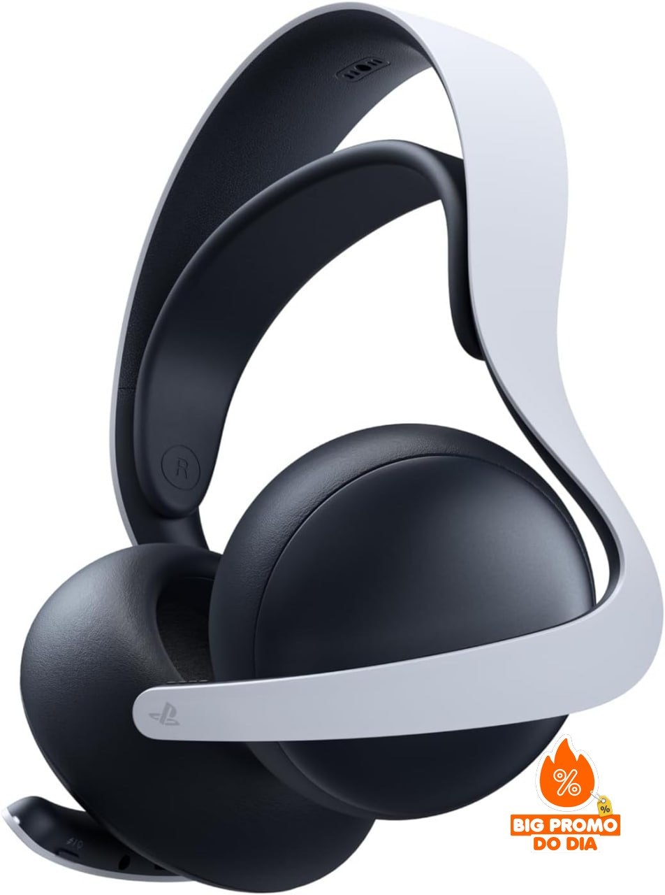 Headset sem fio PULSE Elite™ - PlayStation 5 - Áudio 3D - Preto