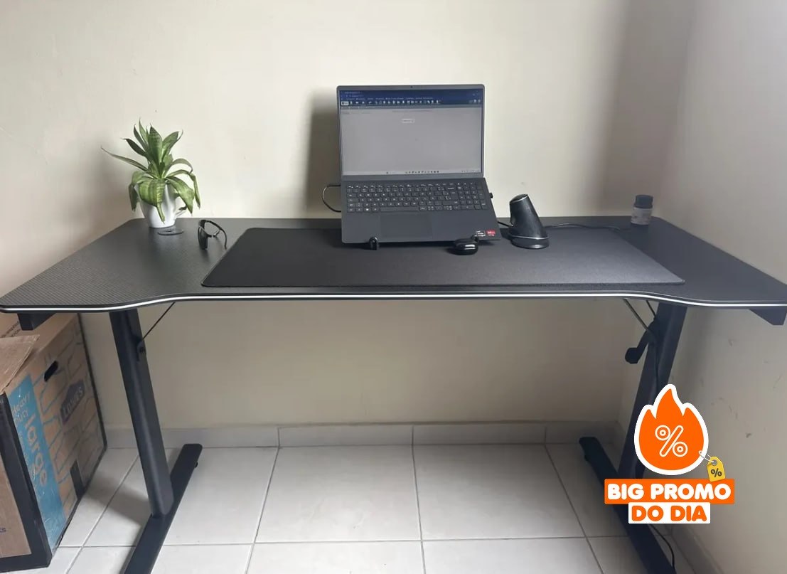 Mesa Gamer Tgt Barrier Preto
