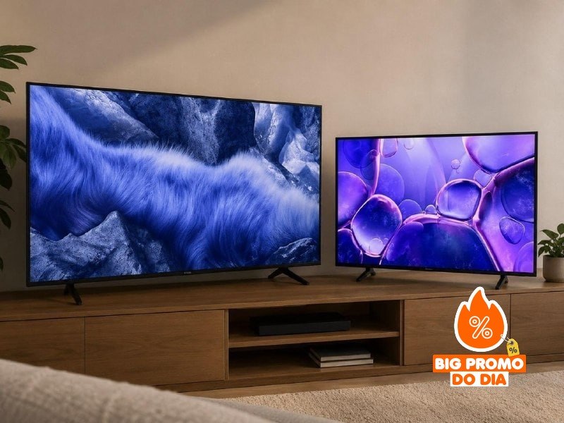 Smart TV Samsung 65" QLED Ultra + Smart TV 50" QLED Vision AI