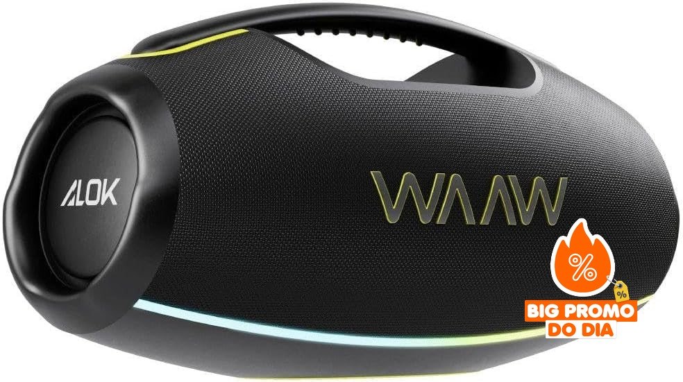 WAAW HYPERBOOM 1000 - Caixa de Som Bluetooth - À Prova D'Água - 180W RMS