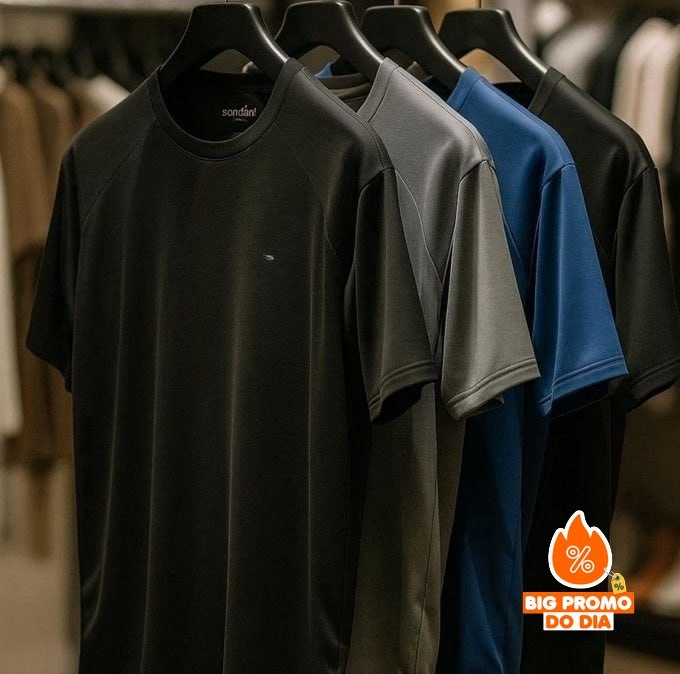 Kit 4 Camisetas Sandrini Dry-Fit