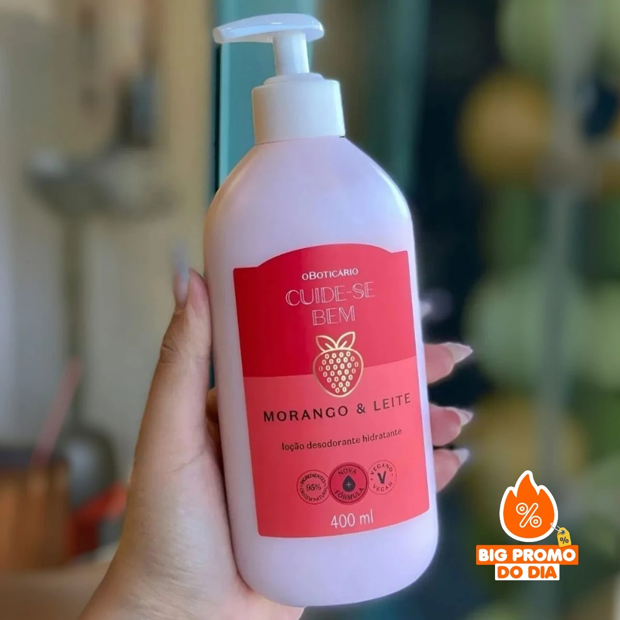 Hidratante Cuide-se Bem Morango E Leite 400ml