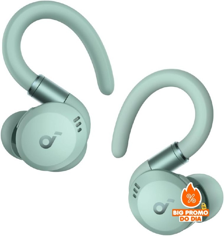 Soundcore Sport X20 da Anker - Fone Bluetooth Esportivo - ANC Adaptativo - Verde