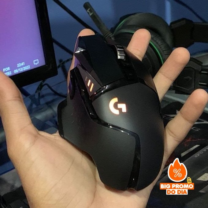 Mouse Gamer Logitech G502 HERO com RGB LIGHTSYNC
