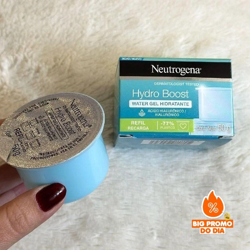 Neutrogena Hidratante Facial Hydro Boost Water Gel Refil, 50g