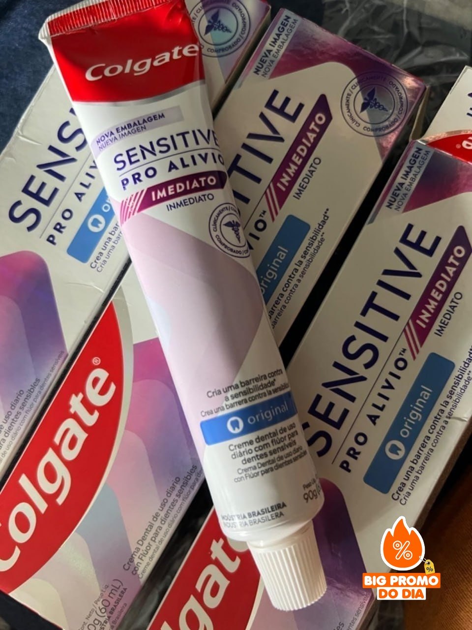 3 unid Colgate Creme Dental Sensitive Pro Alívio