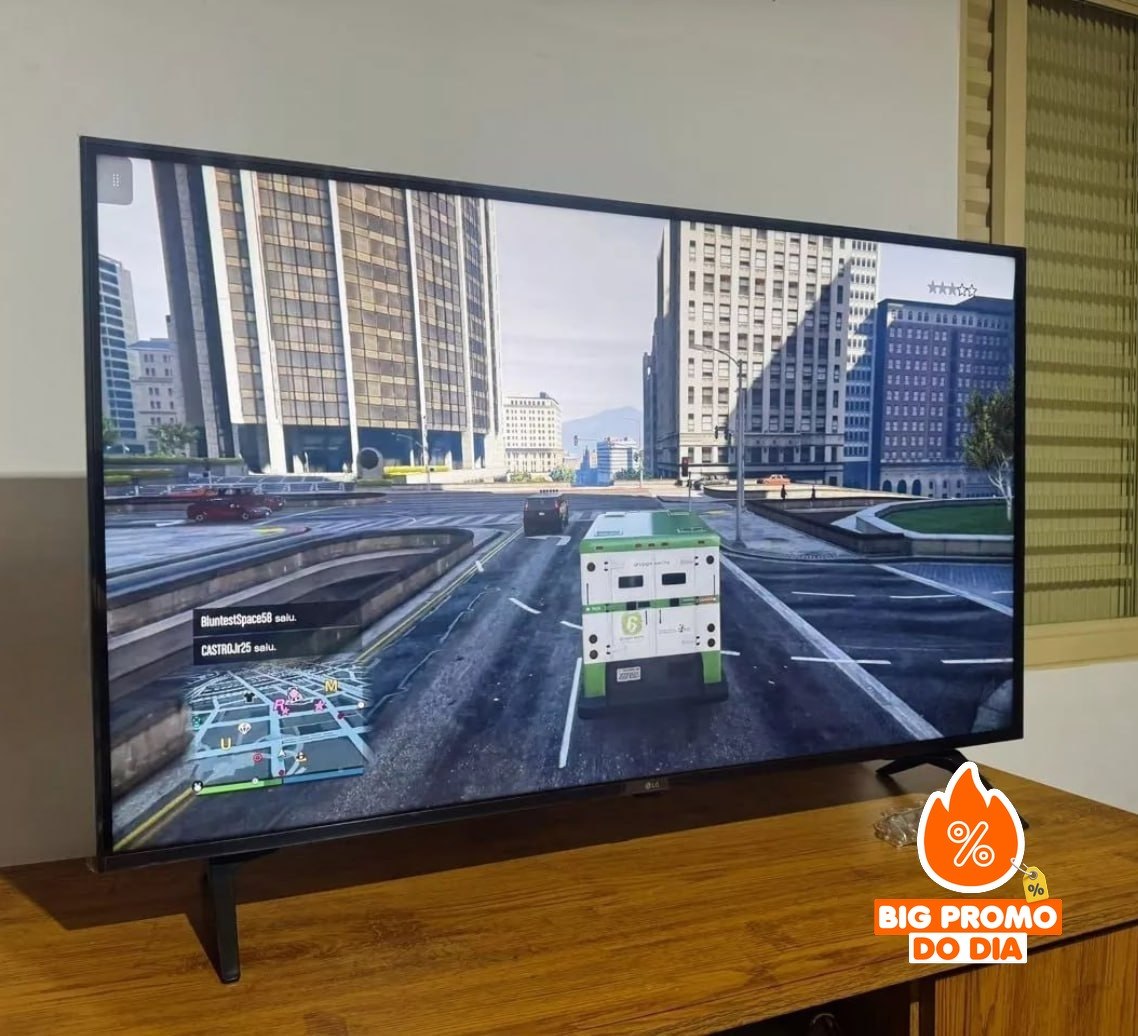Smart TV LG 43" 4K Full HD Processador a5 Ger6 AI Alexa