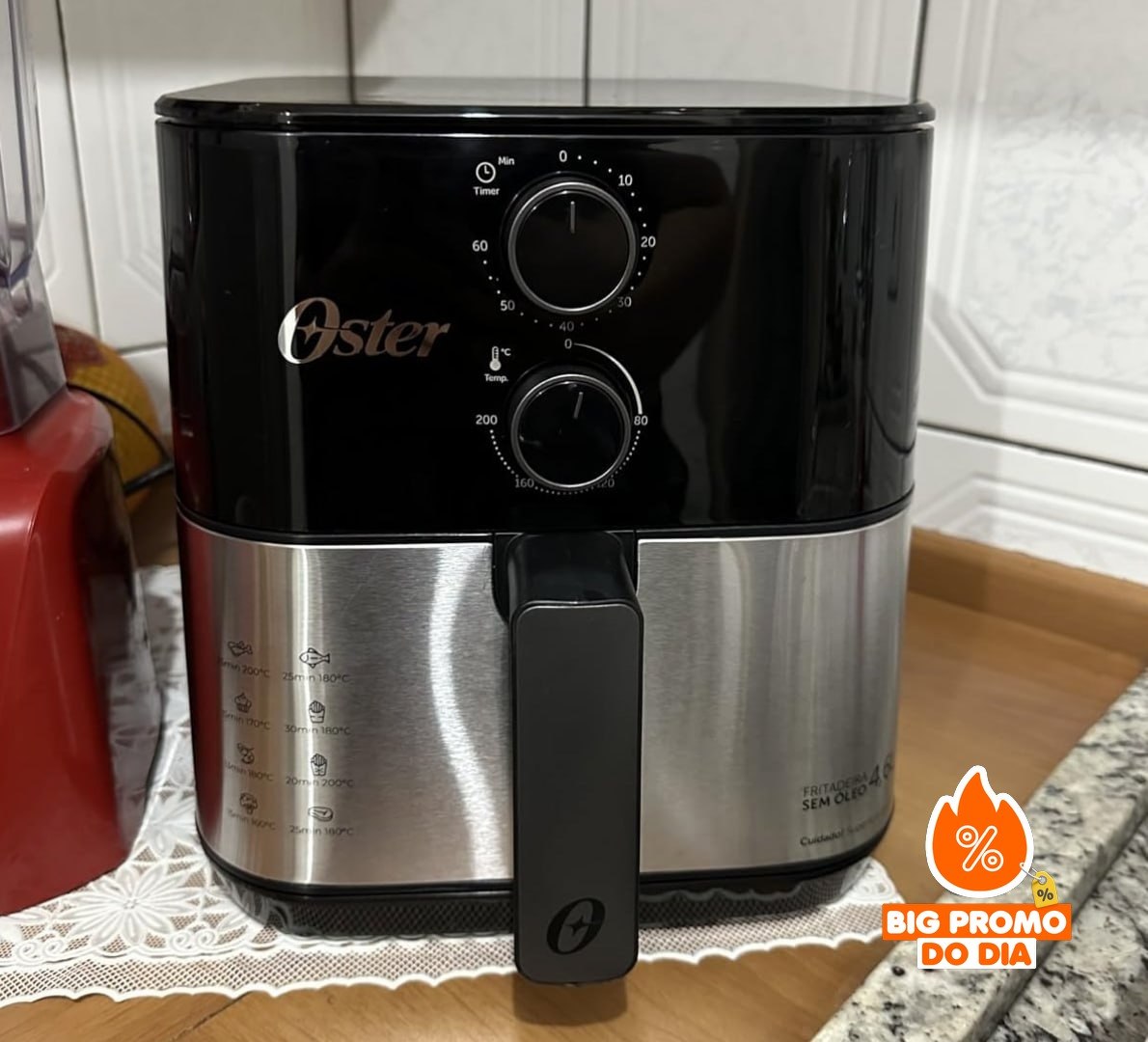 Fritadeira Sem Óleo Oster 4,96L 127V