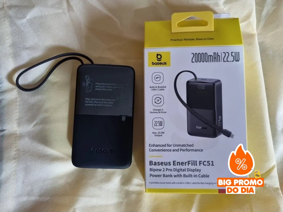 Power Bank Baseus Turbo Bipow2 Pro 20000mah 22.5w