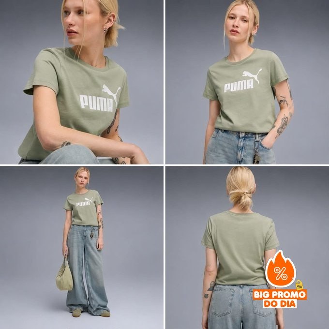 Camiseta Feminina Ess N. 1 Logo Tee Puma