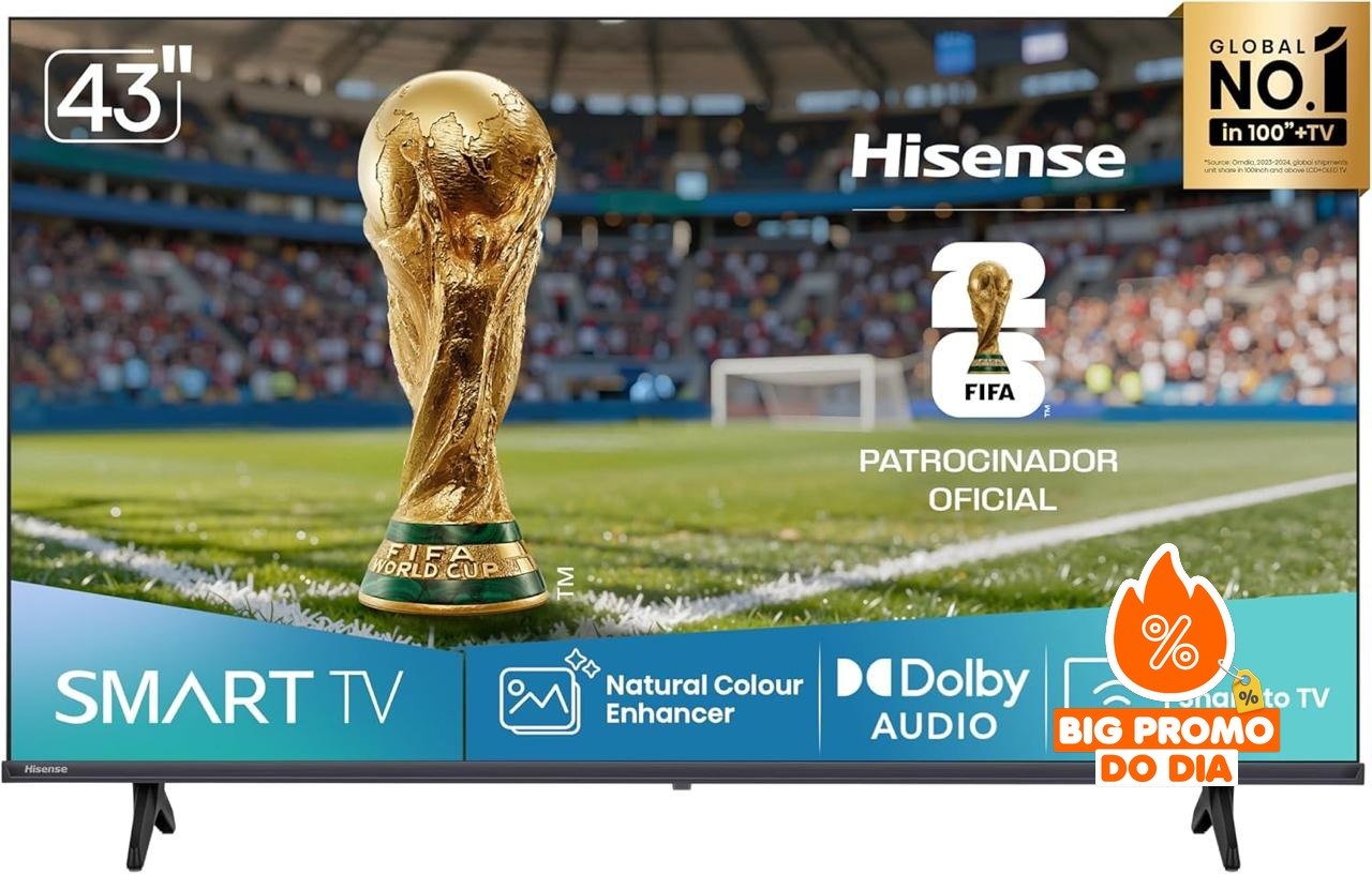 Smart TV Hisense 43" FHD HDR10
