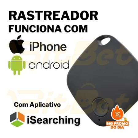 Smart Air Tag Rastreador Bluetooth - Localizador GPS para iPhone Android Automóveis Pet Criança