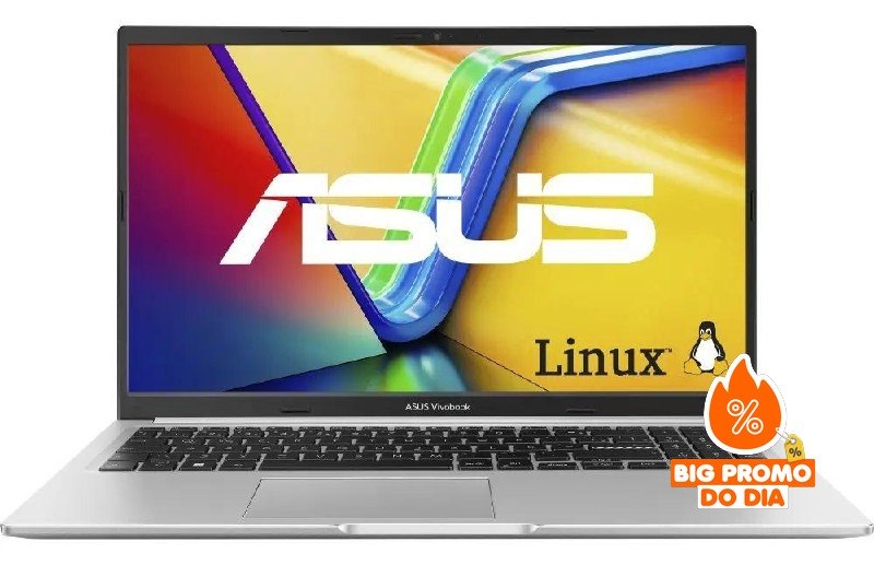 Notebook ASUS Vivobook 15 Ryzen 7 8GB 512GB