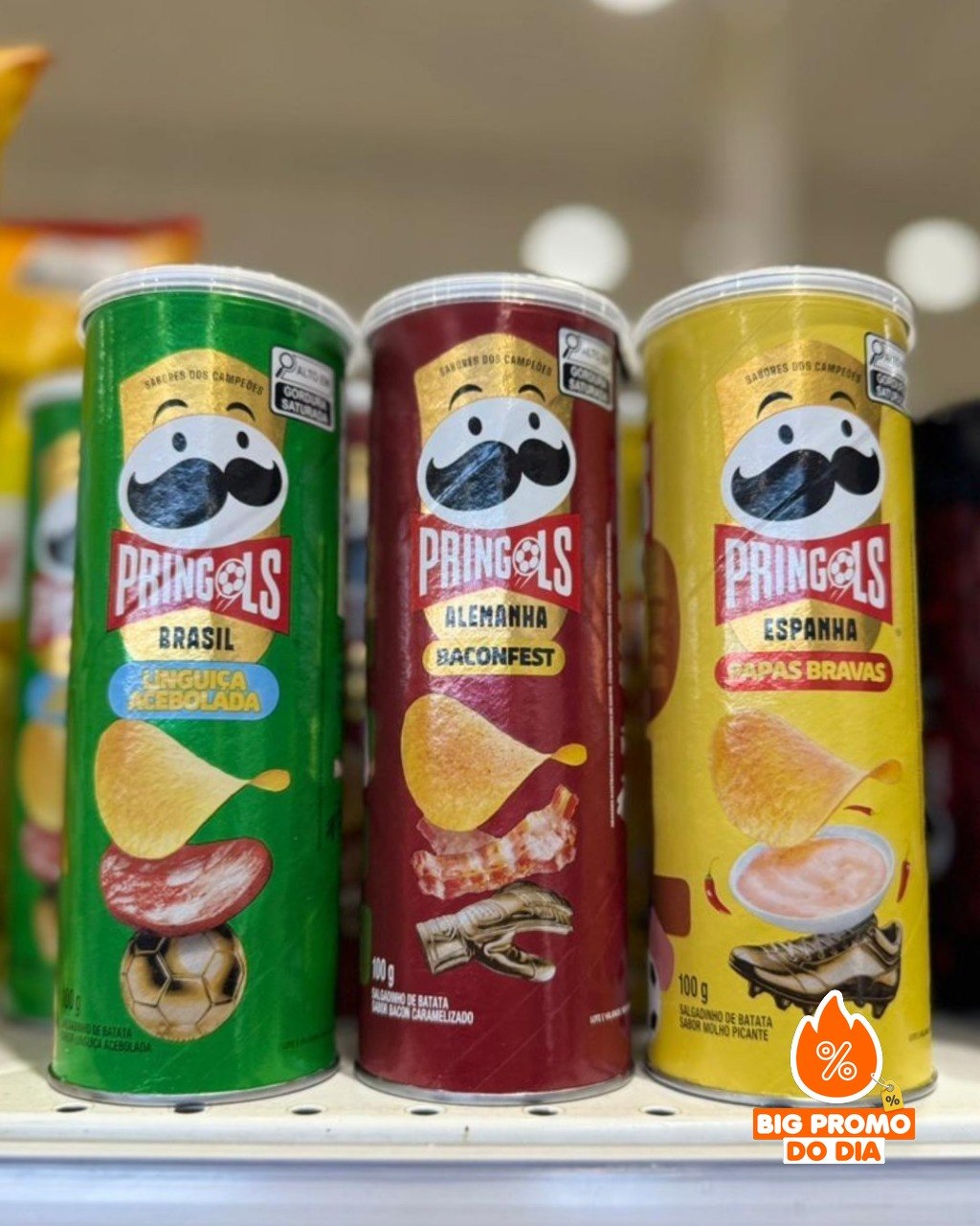 Pringles Tripack Especial Festa do Futebol