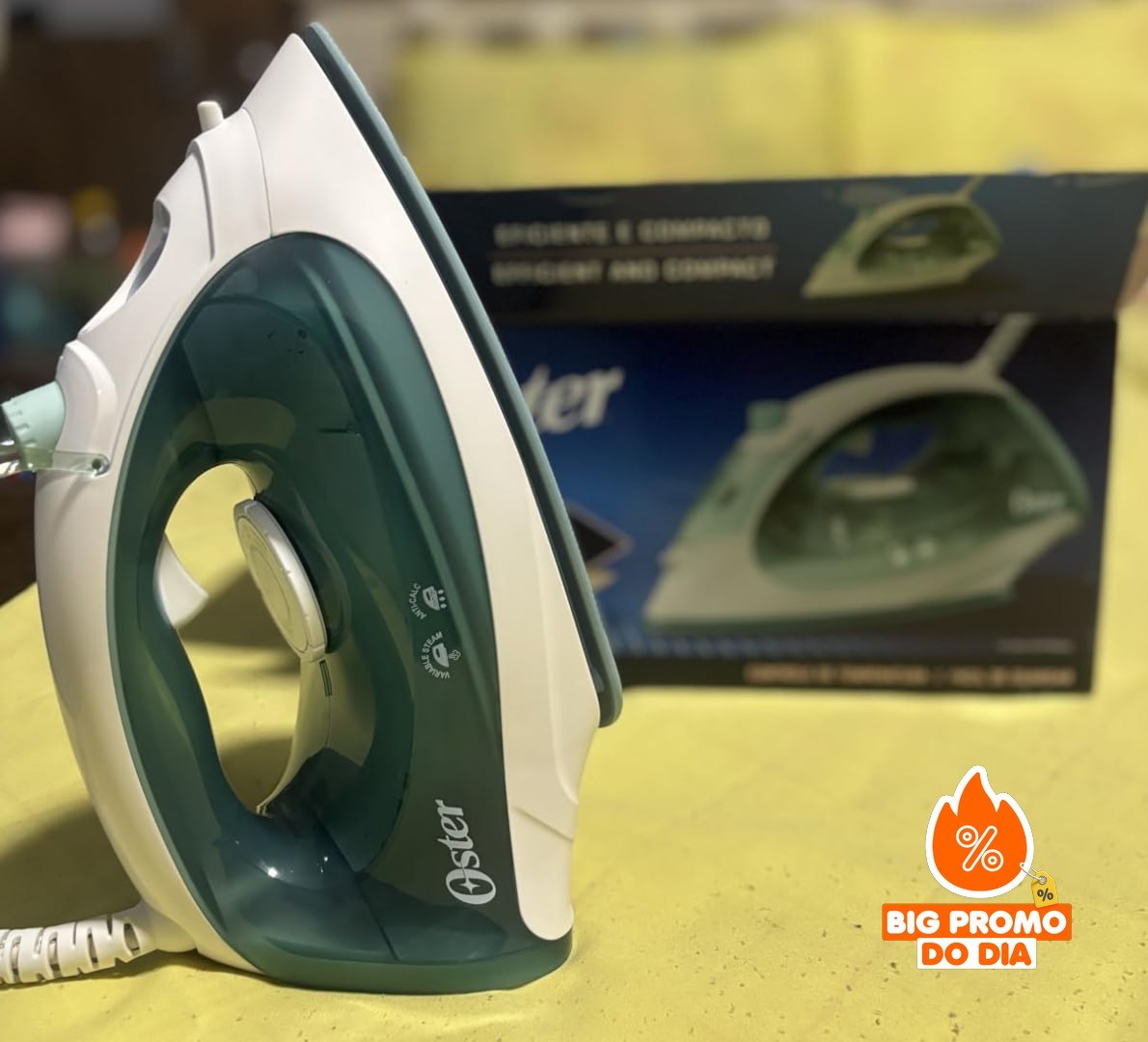 Ferro de Passar a Vapor Oster Antiaderente 127V