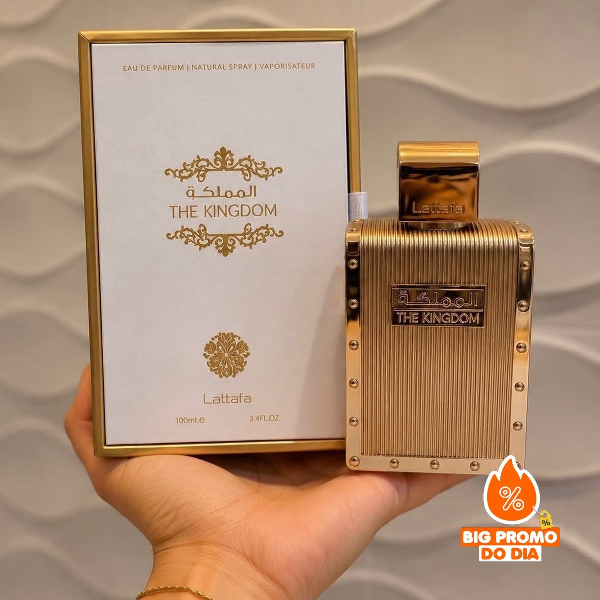 Árabe The Kingdom Eau De Parfum Lattafa 100ml
