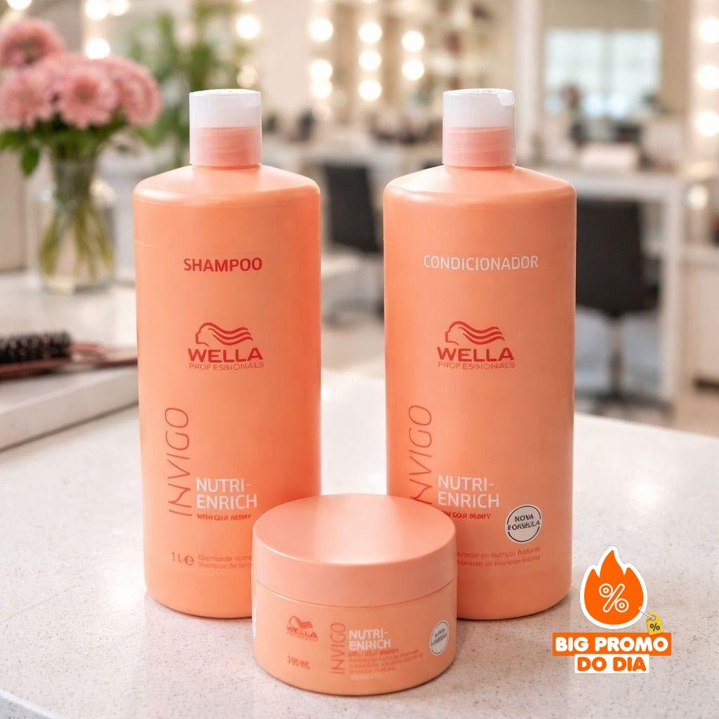 🫧 Kit Wella Professionals Invigo Nutri-Enrich Salon Trio
