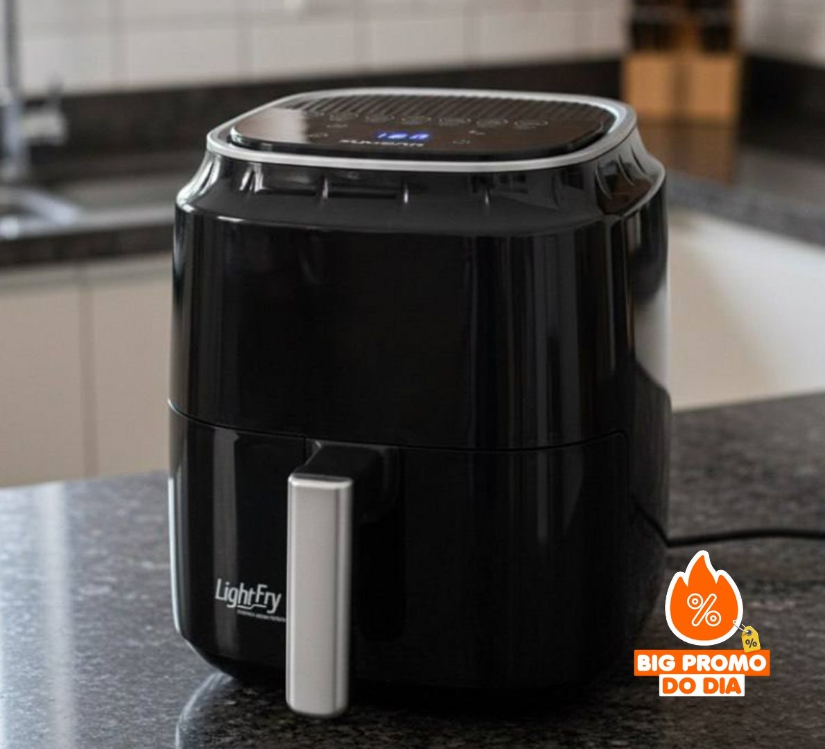 Suggar Fritadeira Light Fry Touch Control 4 L Preta 110V
