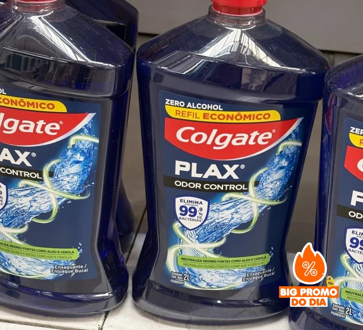 Enxaguante Bucal Colgate Plax 2L Odor Control