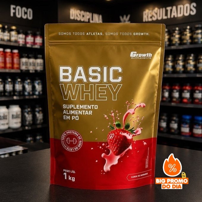 Basic Whey 1kg Growth Supplements
