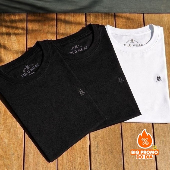 Kit com 4 Camisetas Polo Wear