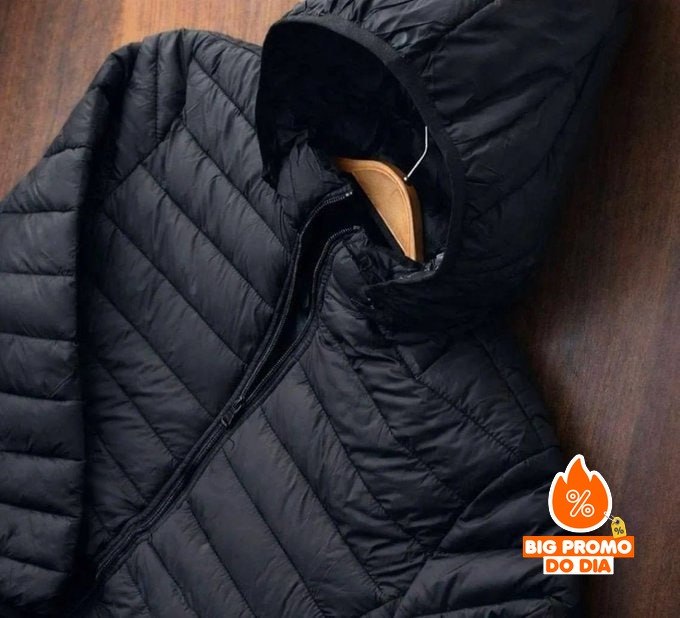 Jaqueta Puffer Bobojaco Corta Vento Nylon Masculino