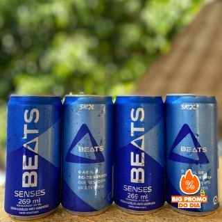 Pack de Drink Pronto Beats Senses 269ml Lata 8 Unidades