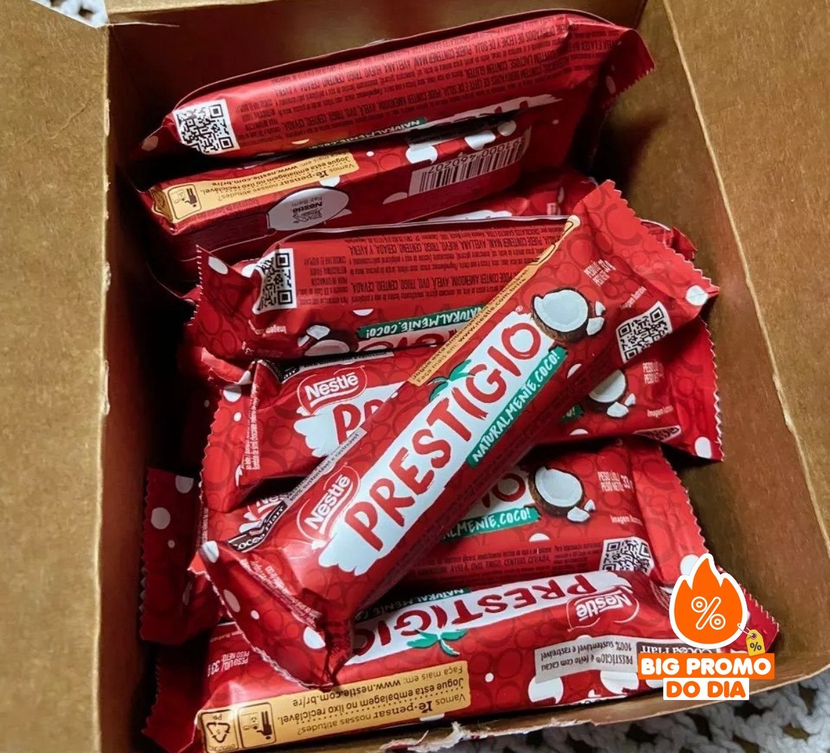 Chocolate Prestígio Caixa Com 30 Unidades