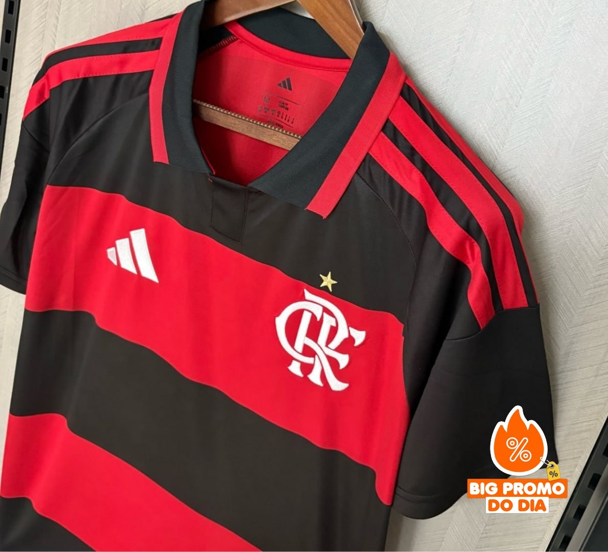 Camisa Flamengo Torcedor adidas (M e G)