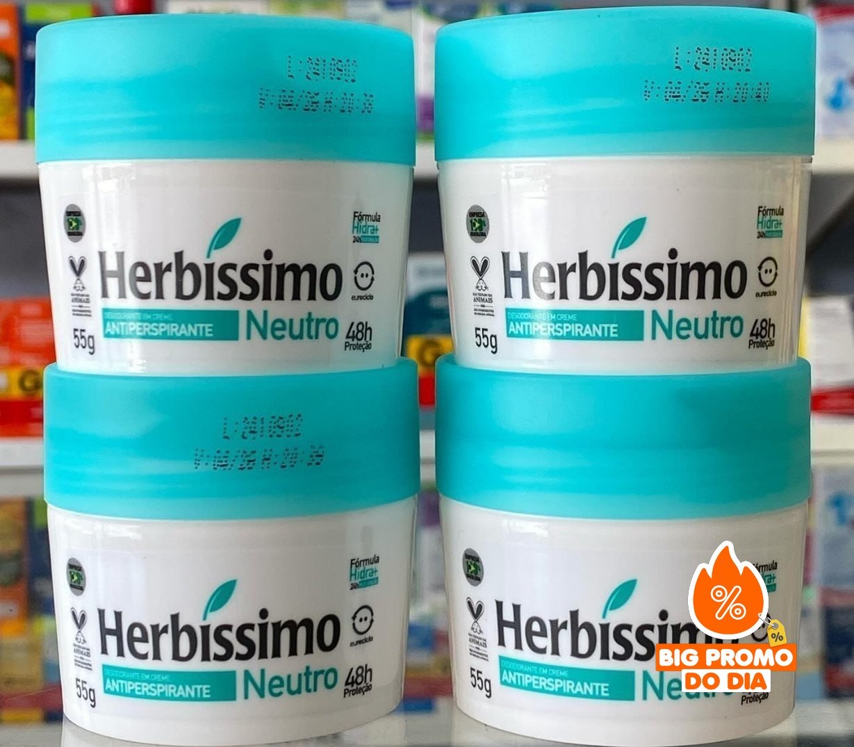 Desodorante Cremoso Herbíssimo 55g