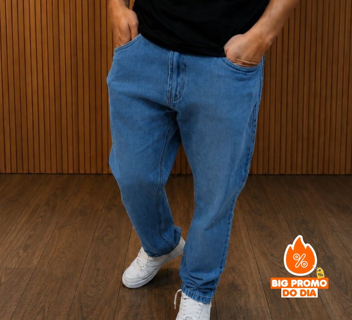 Calça Jeans Corte Reto