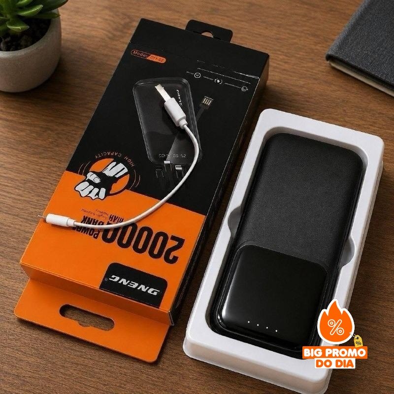 ️ Power Bank 20.000mAh 22.5W Carga Rápida Com Display Digital