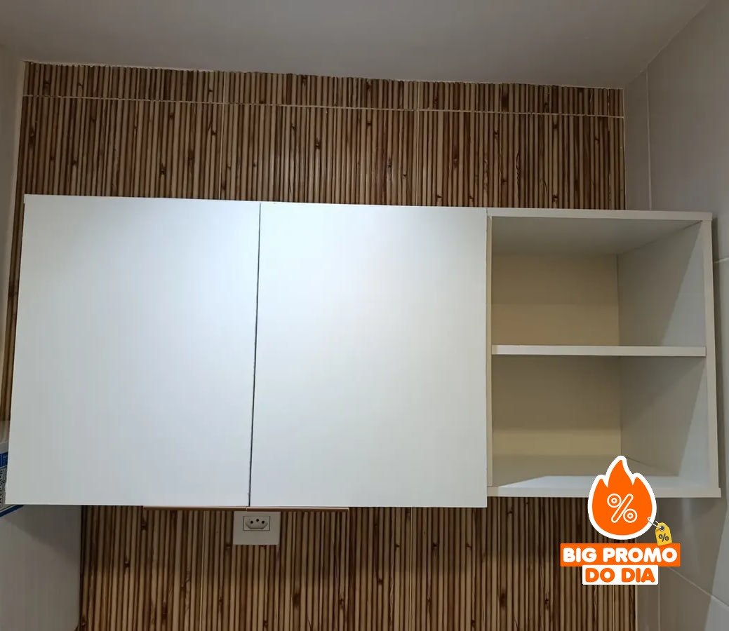 Armário De Cozinha Multiuso Aéreo C/ Nicho