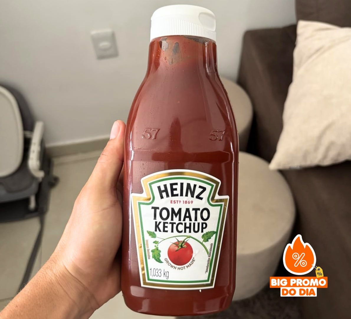Heinz Ketchup Tradicional 1,033KG