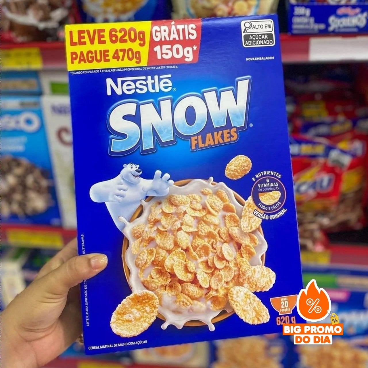 Snow Flakes Cereal Matinal Tradicional 620g