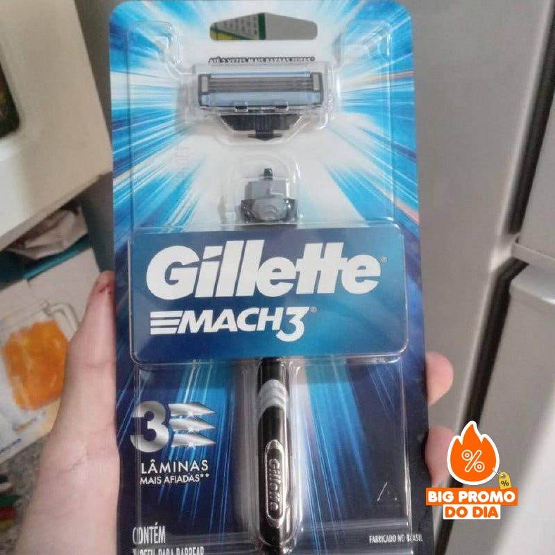 🪒 Aparelho de Barbear Reutilizável GILLETTE Mach3
