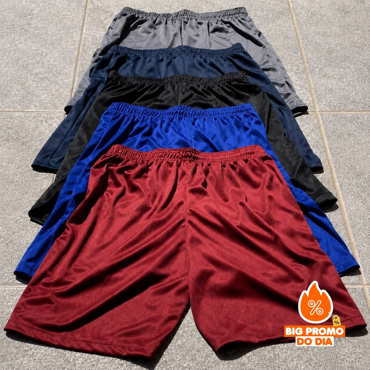 🩳 Kit 5 Shorts Masculino Sport