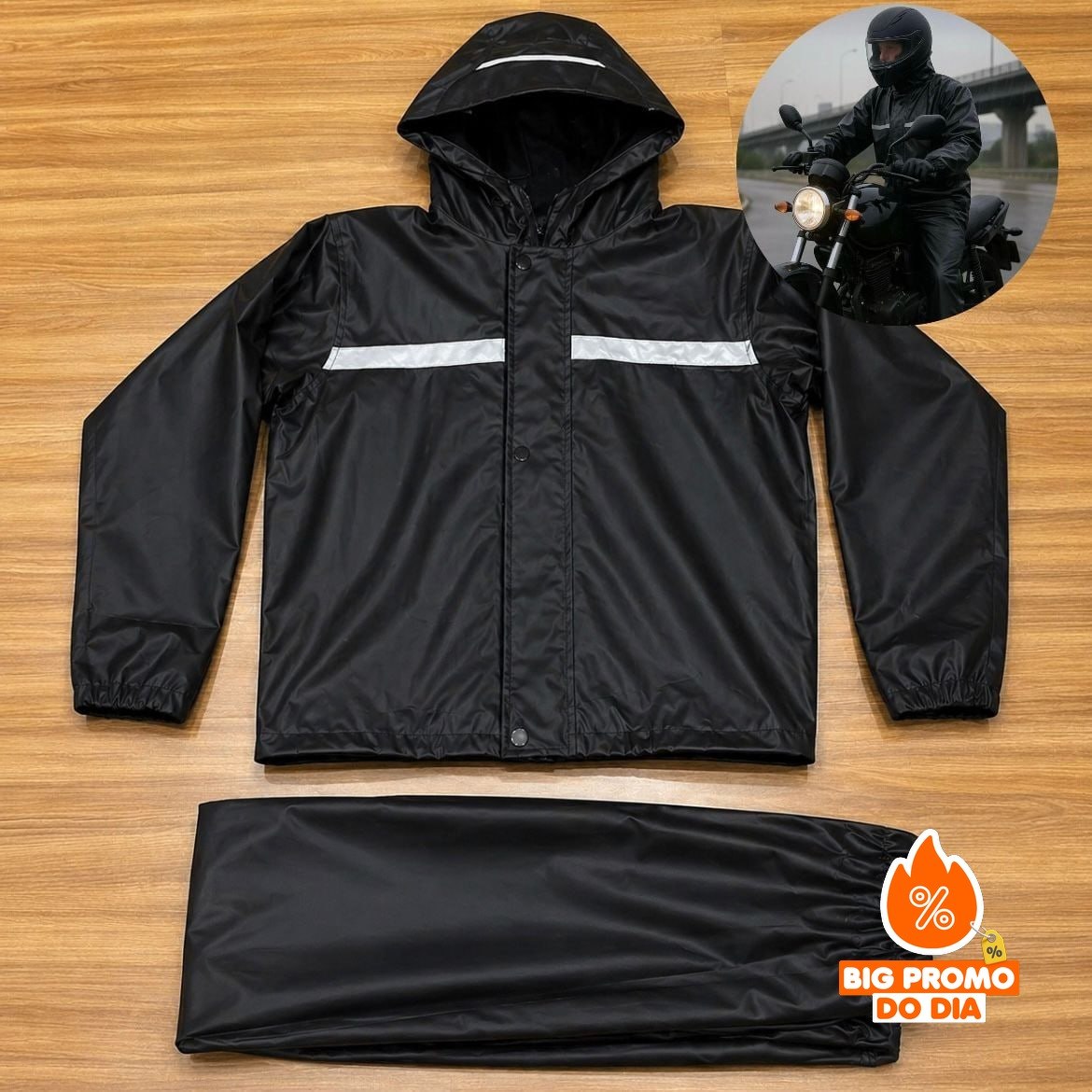 Capa De Chuva Motoqueiro