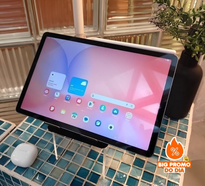 Tablet Samsung Galaxy Tab S10 FE, Prata, 128GB, 8GB RAM