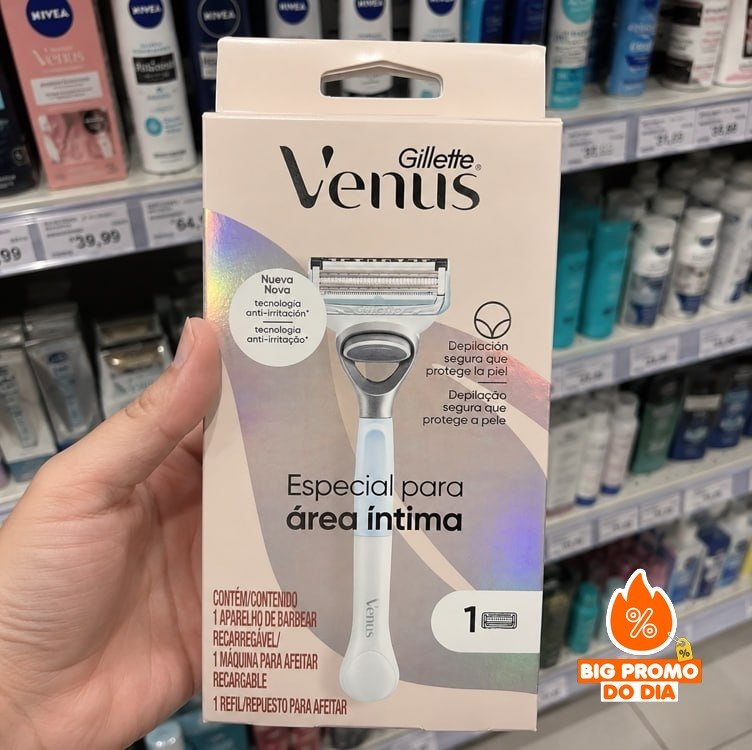🪒 Aparelho de Depilação Íntima Gillette Venus