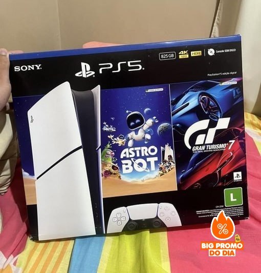 PlayStation®5 Slim Digital 825GB – Pacote ASTRO BOT e Gran Turismo 7