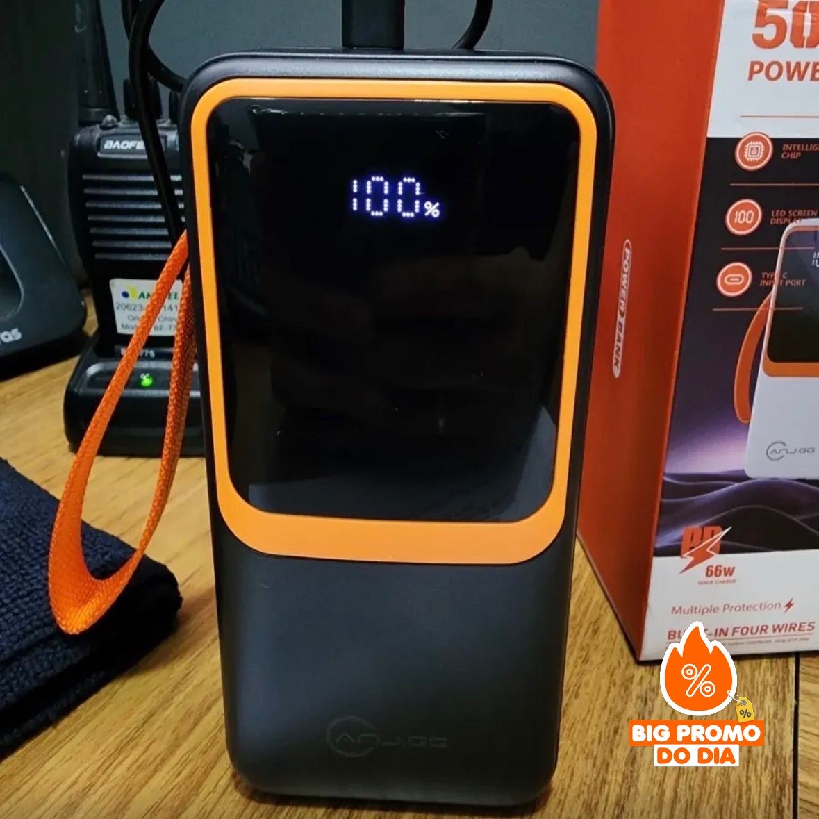 ️ Power Bank Turbo Carregador Portátil 50.000mah Turbo 22.5w