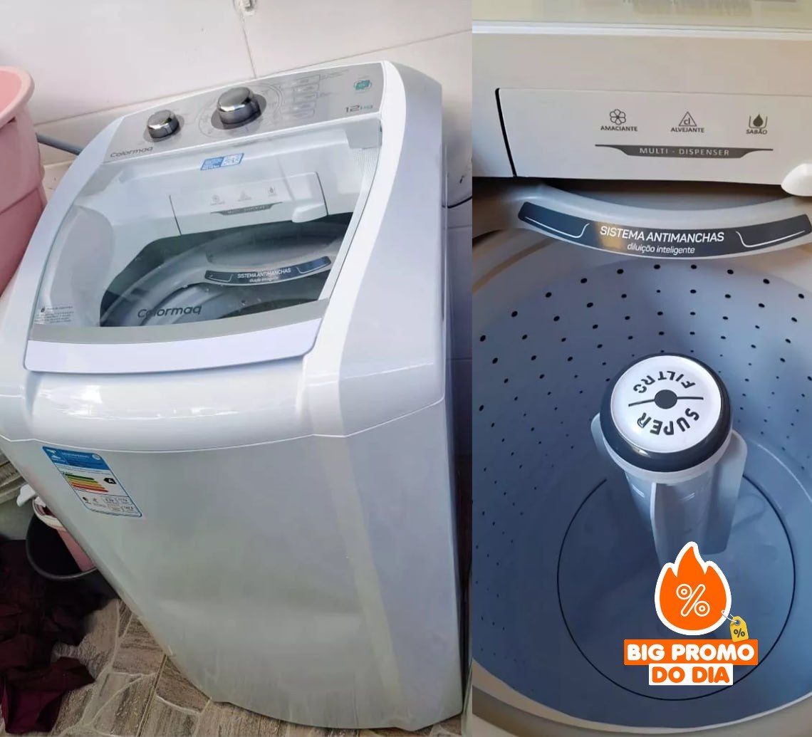Máquina de Lavar Colormaq 12 kg 220V