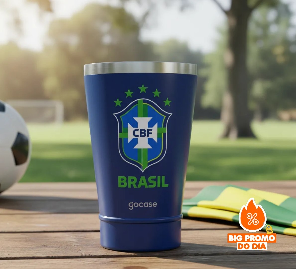 Copo Térmico Gocase Copa Mundo Brasil CBF 470ml