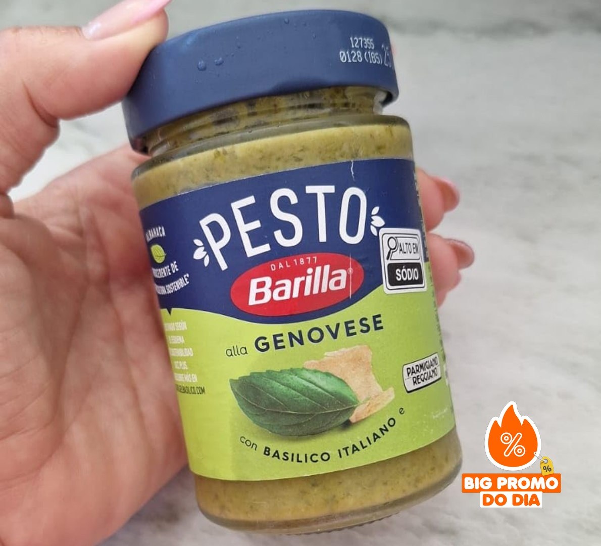 Molho Pesto de Manjericão Barilla 190g