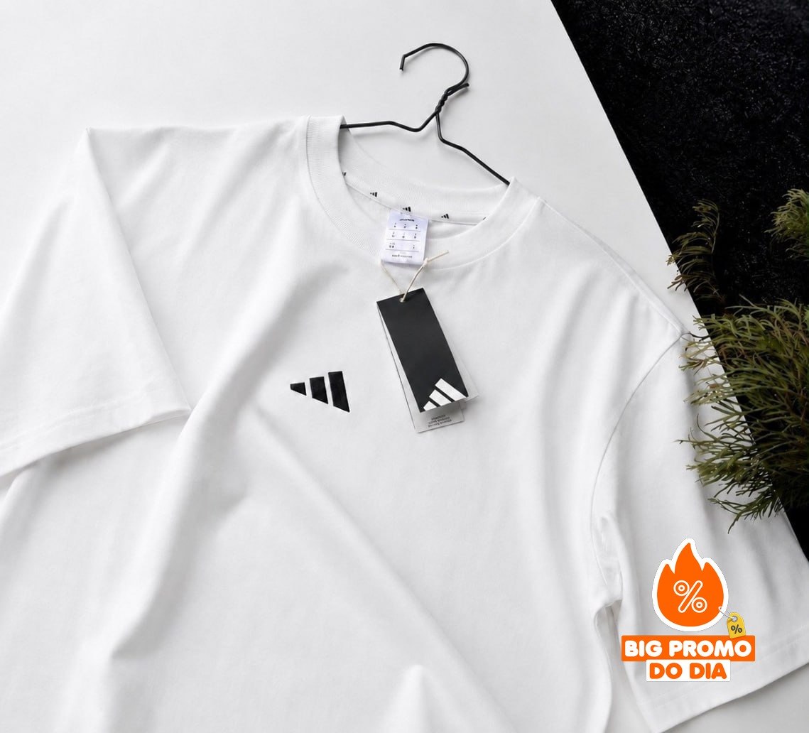 Camiseta Algodão Essentials Small Logo Adidas