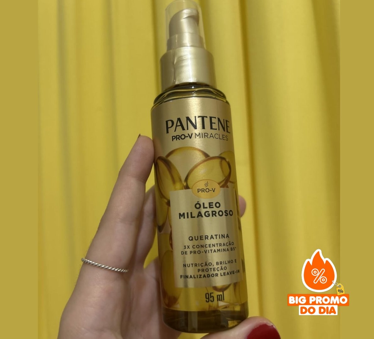 Óleo Capilar Pantene Pro V Miracles Queratina 95ml - 2 unidades