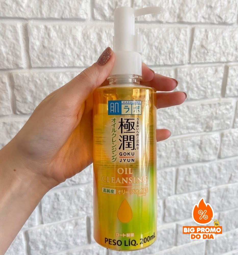 Óleo Removedor de Maquiagem com Ácido Hialurônico 200ml, Hada Labo