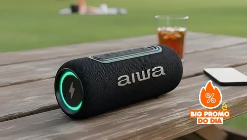 Caixa De Som Speaker Aiwa Sp-05-Lb 30w Bluetooth Ipx5